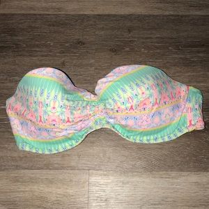 VS bandeau tribal bikini top